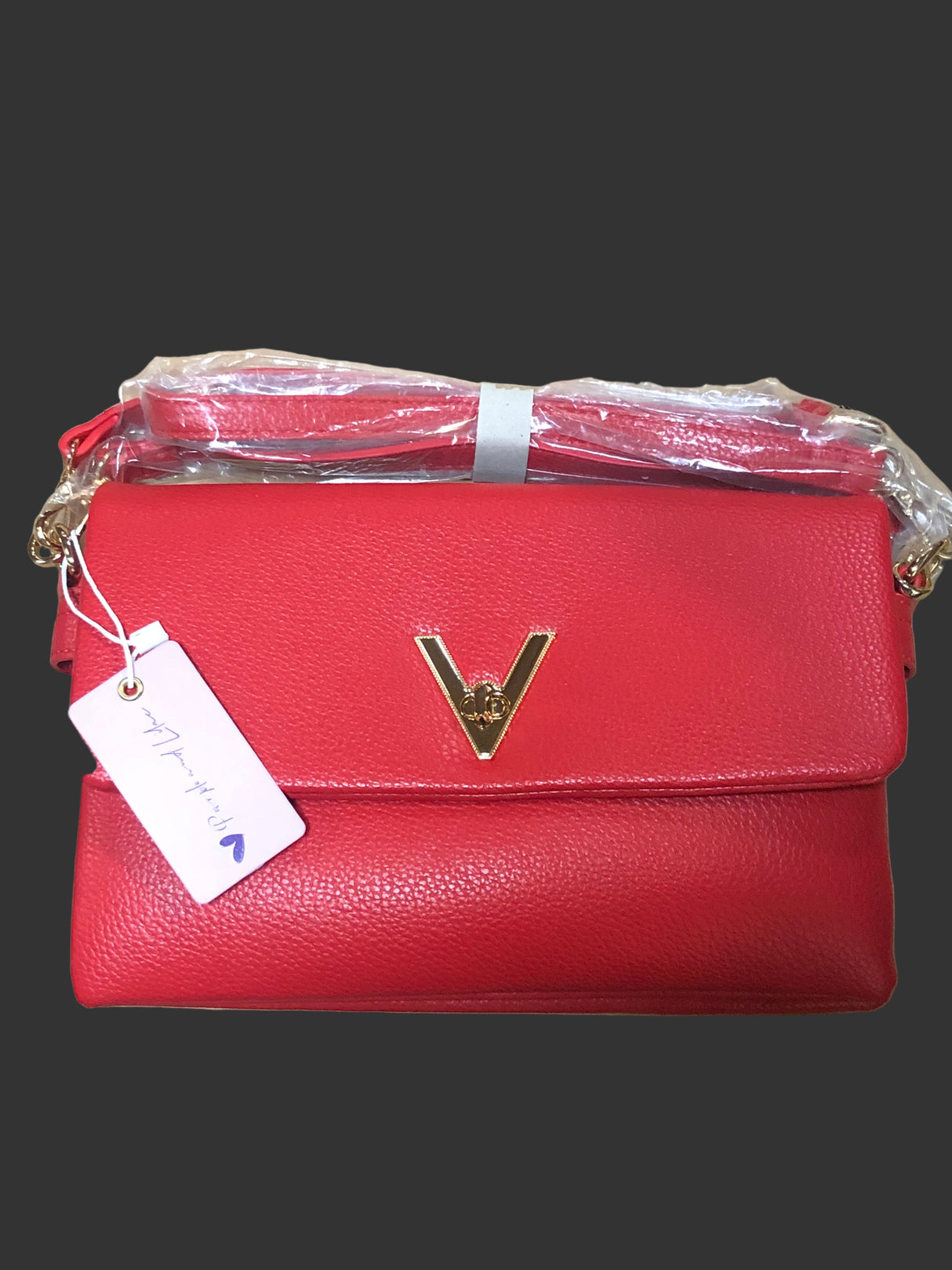 Purple and Lilac Red & Gold Crossbody