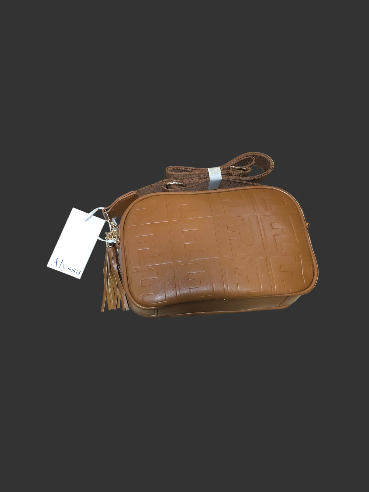 Alyssa Brown Crossbody Color (Brown)