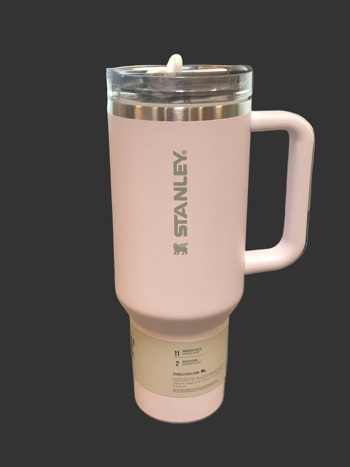 Light Purple STANLEY Quencher ProTour Flip Straw Tumbler with Leakproof Lid | Built-In Straw & Handle | Cupholder Compatible for Travel | Insulated Stainless Steel Cup | BPA-Free