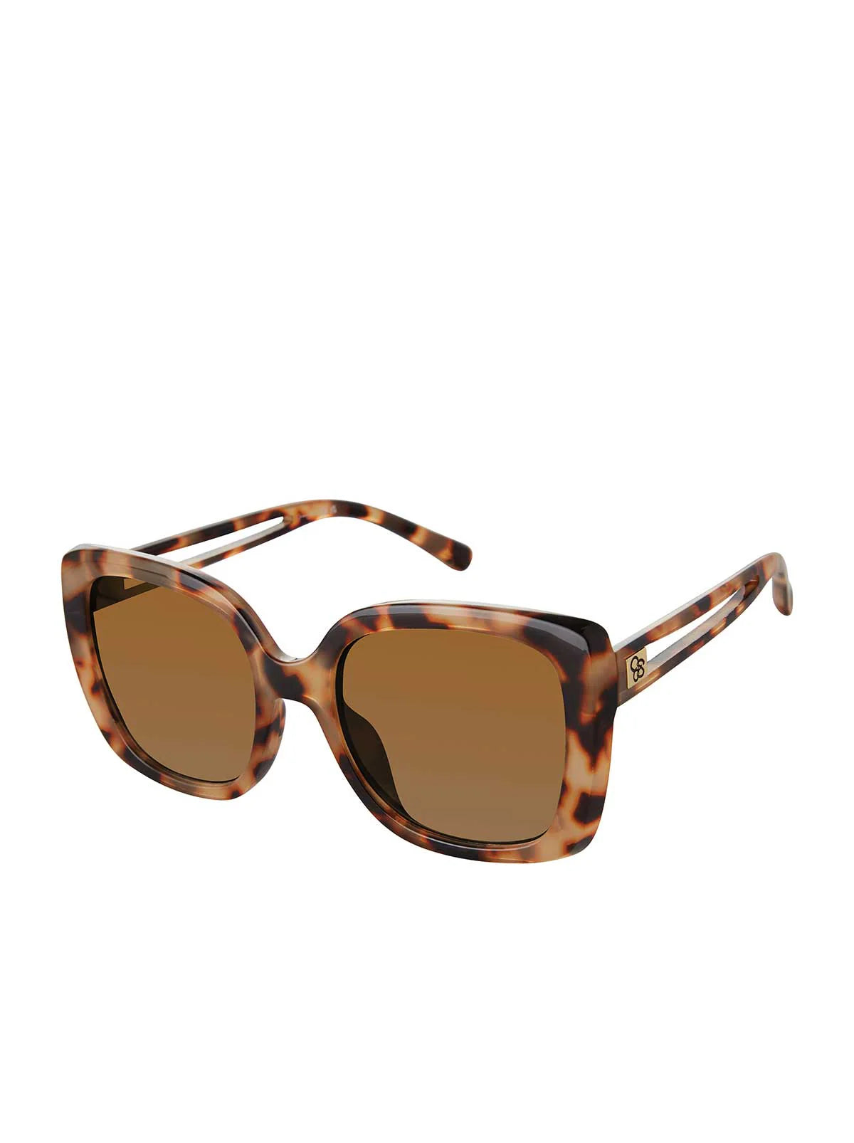 Jessica Simpson Glamorous Cat Eye Vented Temple Sunglasses