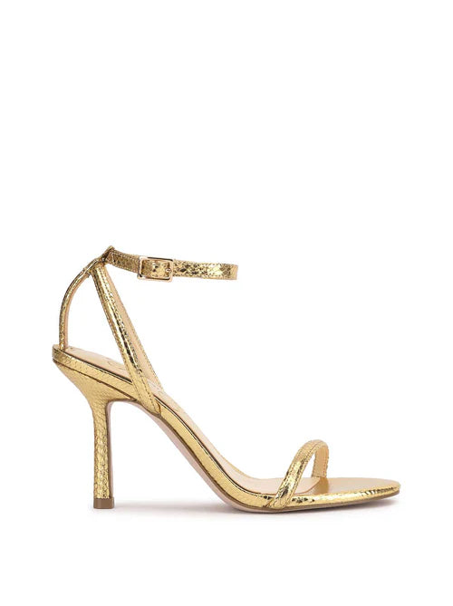 Jessica Simpson Gold Metallic Snake Heels 8.5