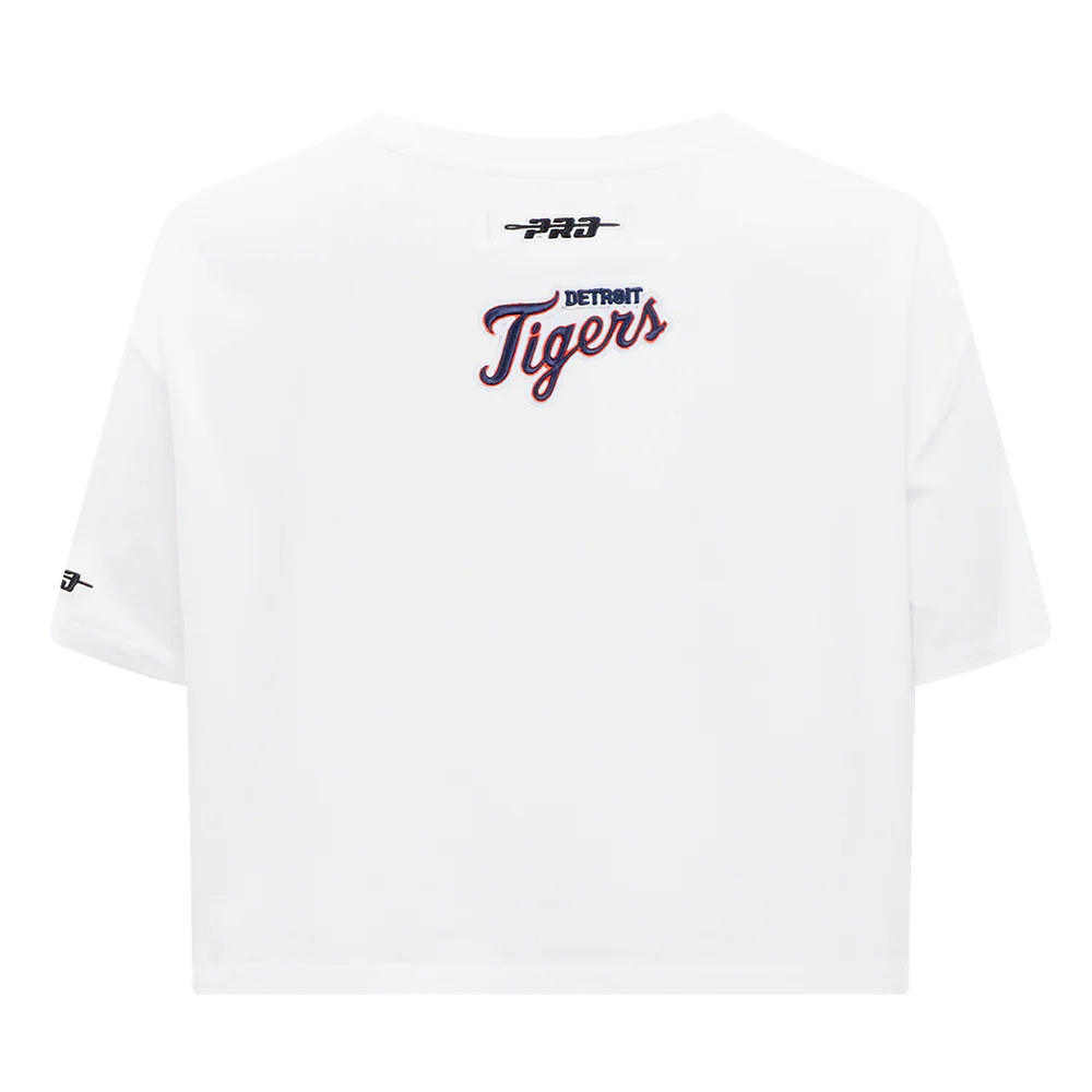 PRO STANDARD - LG WOMEN'S MLB DETROIT TIGERS CITY RANSOM SJ BOXY TEE - WHITE