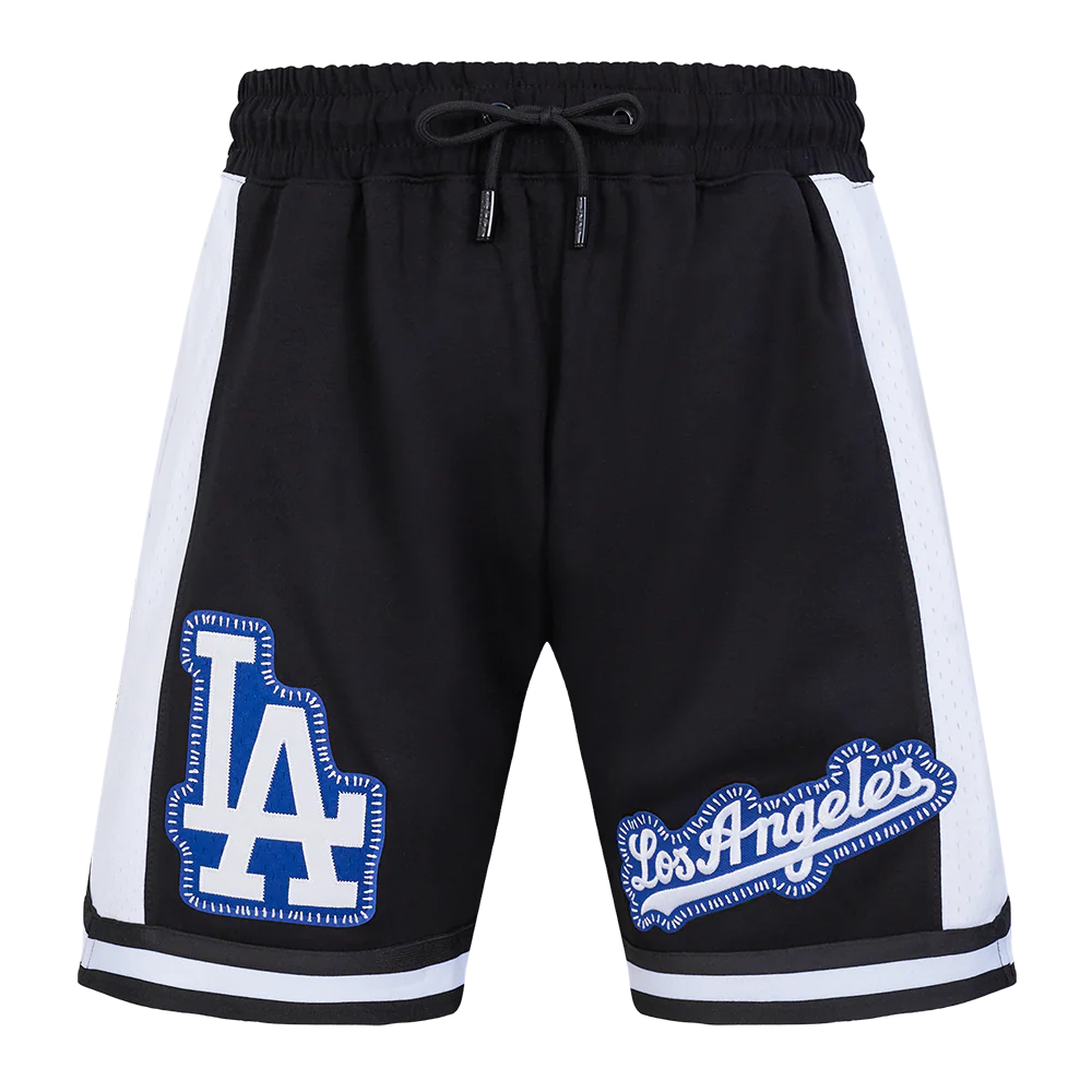 PRO STANDARD - 2XL MEN'S MLB LOS ANGELES DODGERS DIY PICK STITCH DOUBLE KNIT 2.0 SHORT - BLACK