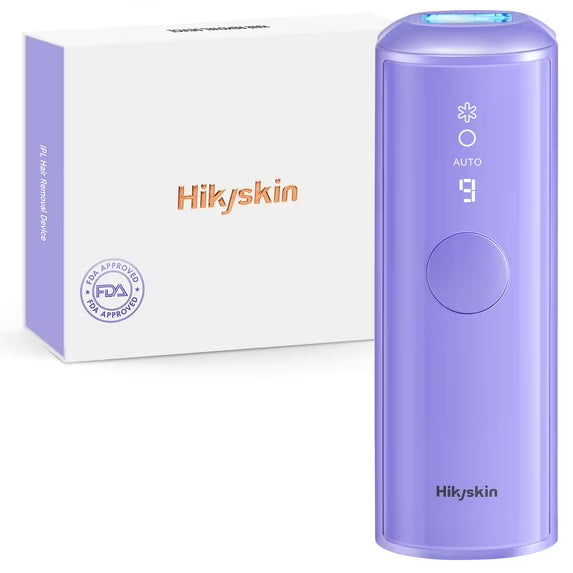 Laser Hair Removal for Women and Men,Hikyskin IPL Hair Removal with Sapphire Ice-Cooling System,9 Levels Adjustable, At-home Painless Hair Remover Device for Whole Body Use
