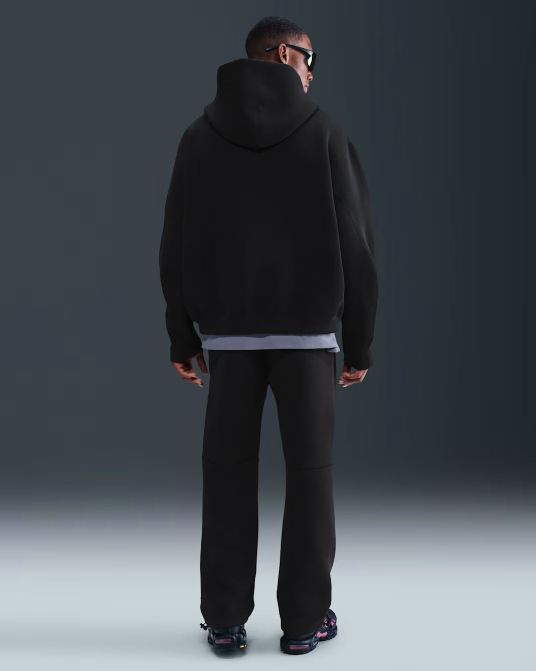 Nike Tech Men's Fleece Oversized Hoodie-Size Small