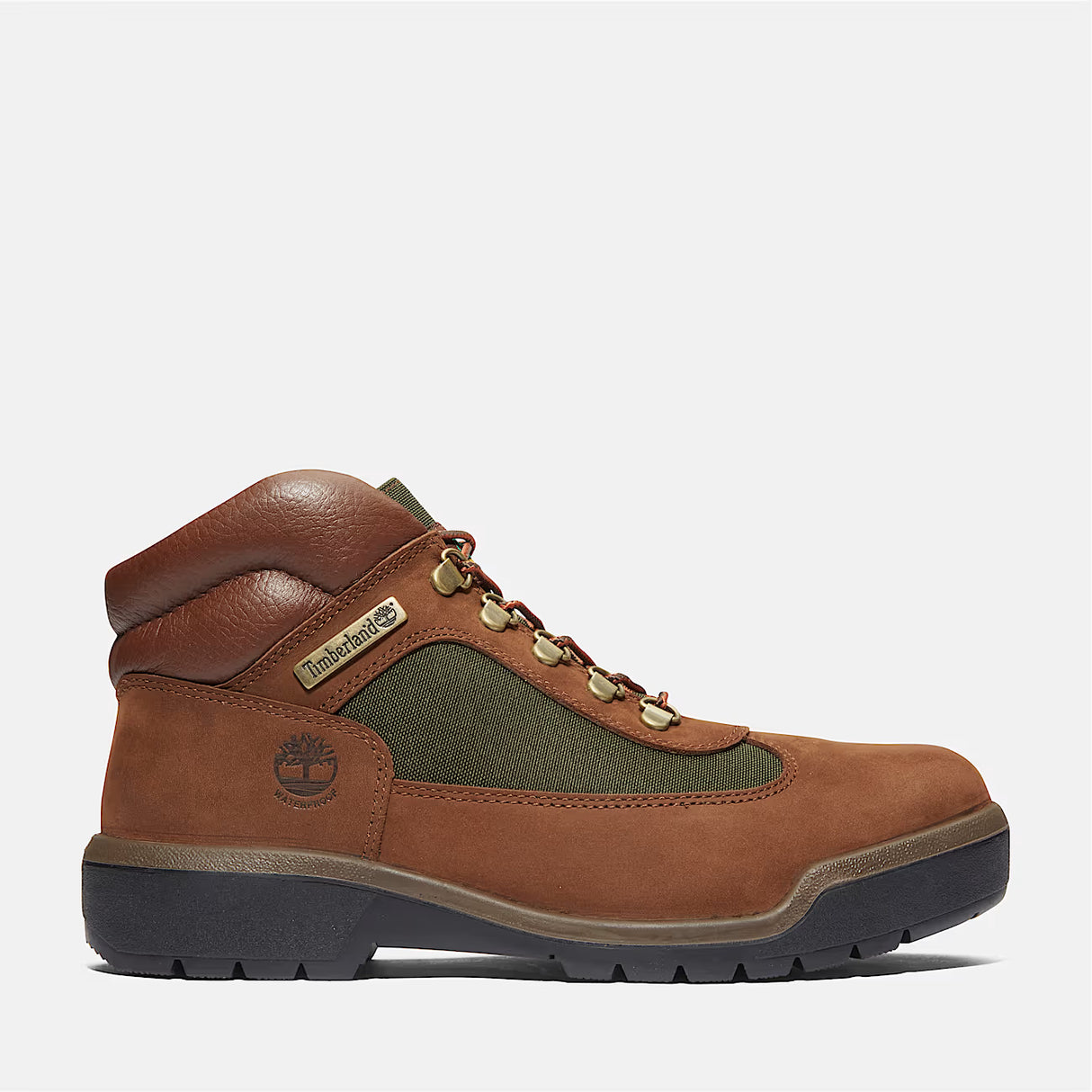 Men's Timberland Waterproof Field Boot - Chocolate Brown Nubuck