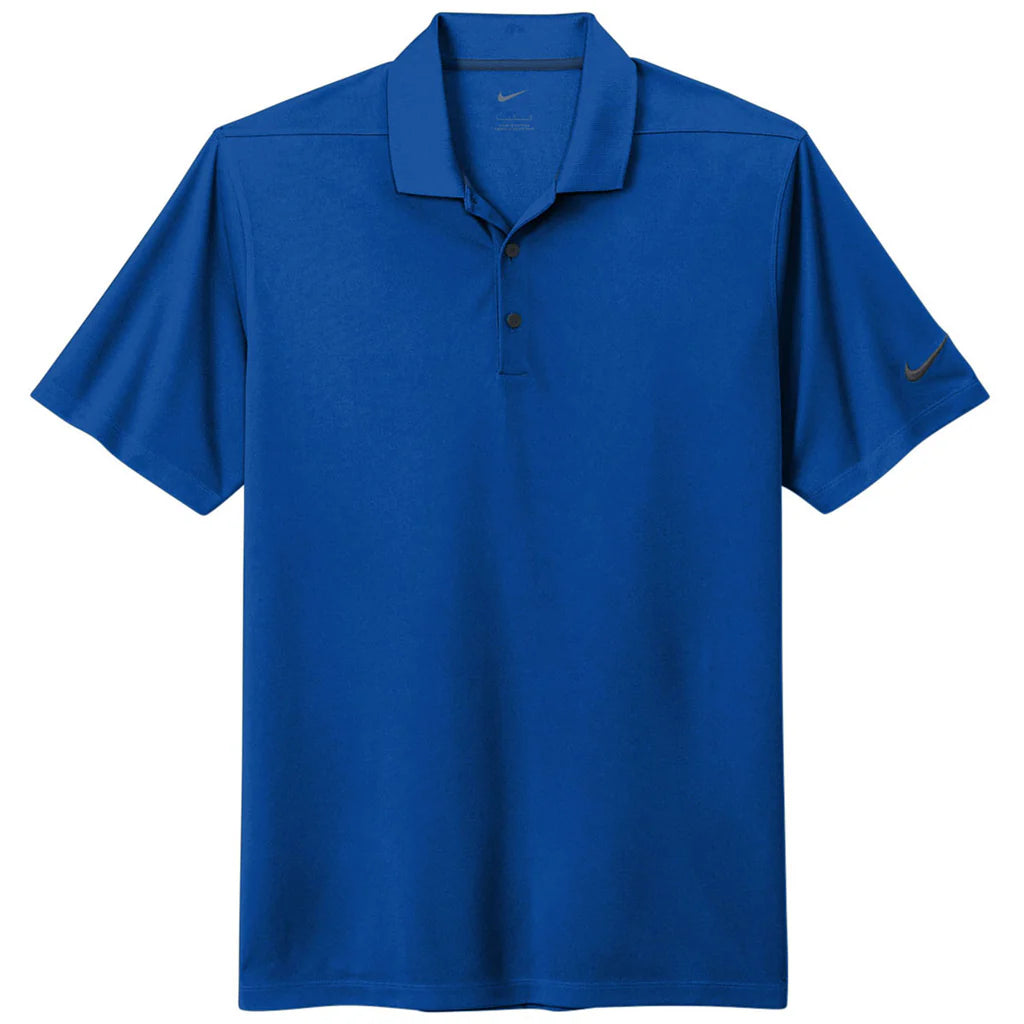 Nike Men's Gym Blue Dri-FIT Micro Pique 2.0 Polo Size S