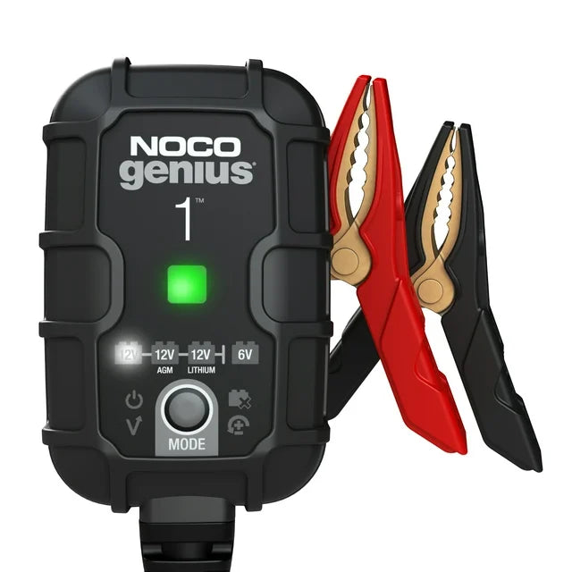 NOCO GENIUS1: 1A 6V/12V Smart Battery Charger