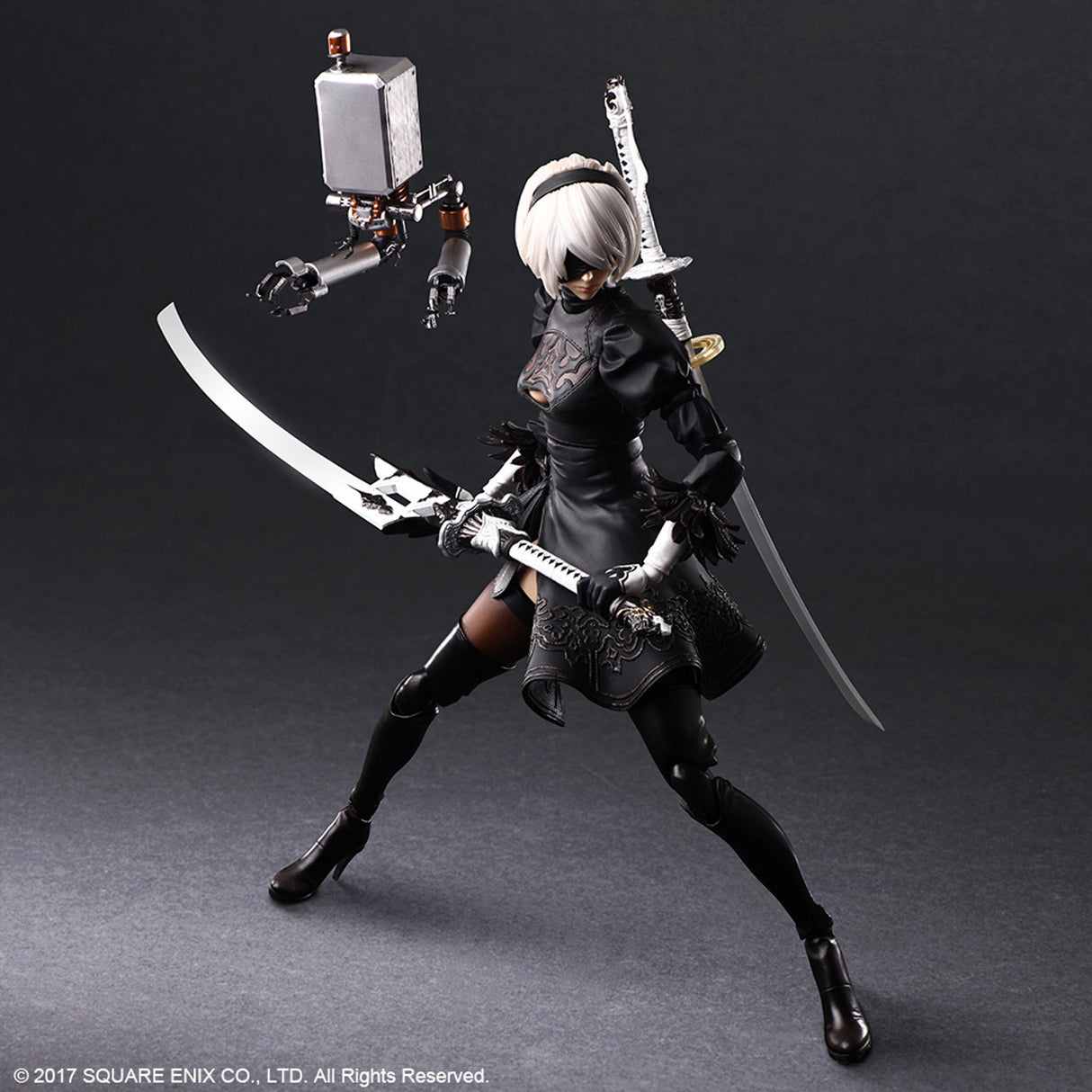 NieR:Automata PLAY ARTS KAI Action Figure 2B (YorRHa No. 2 Type B) Deluxe Ver.