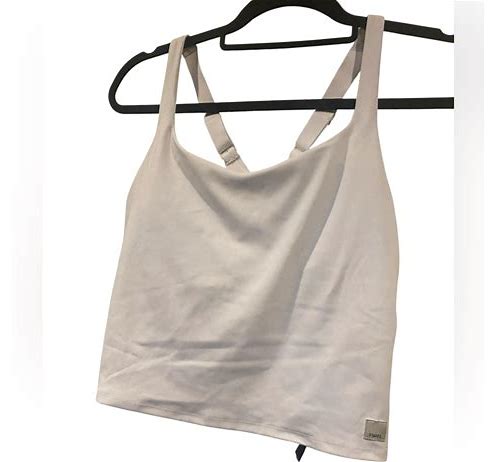 Vuori Sports Bra (S) White SL Dynamic Tank