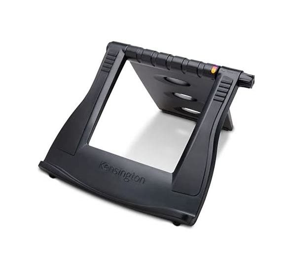 Kensington Portable Laptop Stand, Height Adjustable Foldable Laptop Riser for Laptops Up to 17", Light Weight Collapsible Stand for MacBook Air/Pro, Dell XPS, Lenovo, HP Elitebook, Black K52788WW