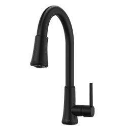 PfISTER Pfirst G529-PF2B Kitchen Faucet, Deck, Pull-Down, Black, ASSA ABLOY G529-PF2B