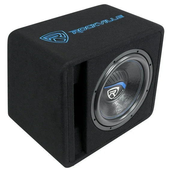 Rockville VS12K54 12" K5 1400w Car Subwoofer in Vented Sub Enclosure Box - 4 Ohm