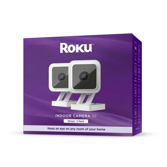Roku Smart Home Indoor Camera SE (2-Pack)