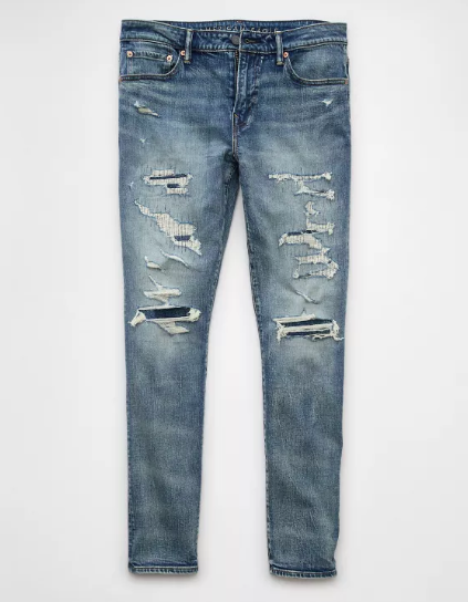 AE AirFlex+ Patched Athletic Skinny Jean-36x32