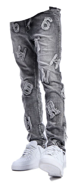 6Th Nbrhd Piece Men's Jeans - Gray Size 28