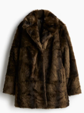 H&M Fluffy Coat Size S