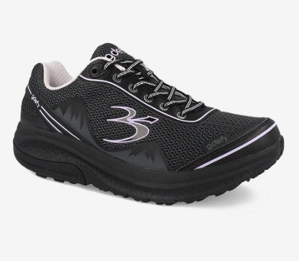 g-defy Mighty Walk Women’s Orthopedic Walking Shoes - Black/Purple - Size: 9