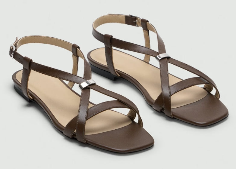 Theory Ring Sandal in Leather