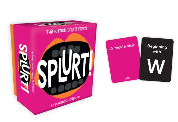 Splurt! Think Fast. Say It First! - Card Game