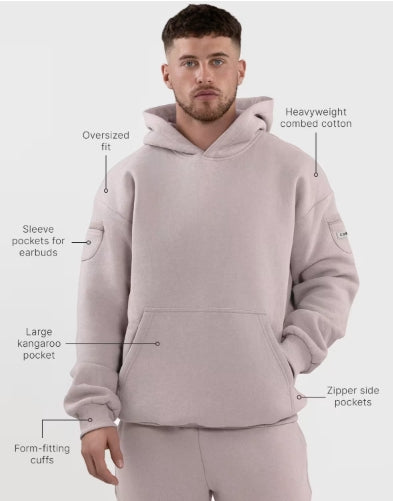 Travel Essentials Hoodie - Bark - Small