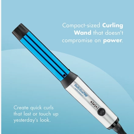 BaBylissPRO Nano Titanium 1" Compact Curling Wand