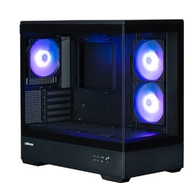 ZALMAN P30 BLACK Mini tower case with pillarless design without pillars on the left front