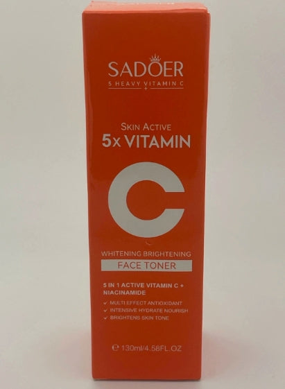 SADOER Skin Active 5x Vitamin C Whitening Brightening Face Serum - 30 ml