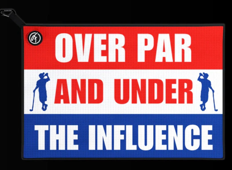 Fore Show OVER PAR MAGNETIC GOLF TOWEL