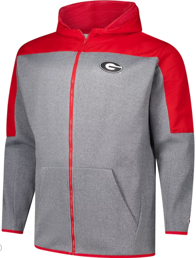 Nike Georgia Bulldogs Fanatics Big & Tall Pieced Full-Zip Hoodie Jacket