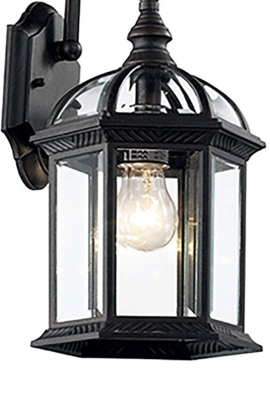 Wentworth Traditional Black Outdoor Wall Lighting Fixture