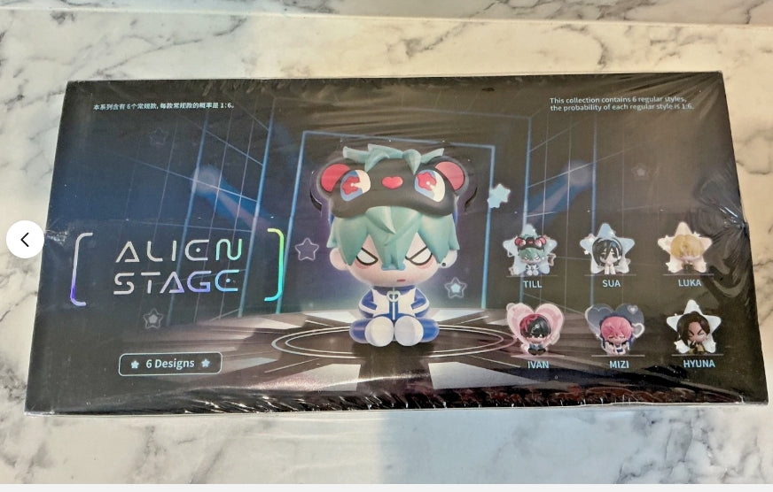 Alien Stage China Limited Figure Box with 6 reg styles included