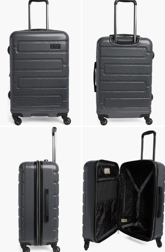 Original Penguin Crimson 25" Spinner Suitcase - Charcoal