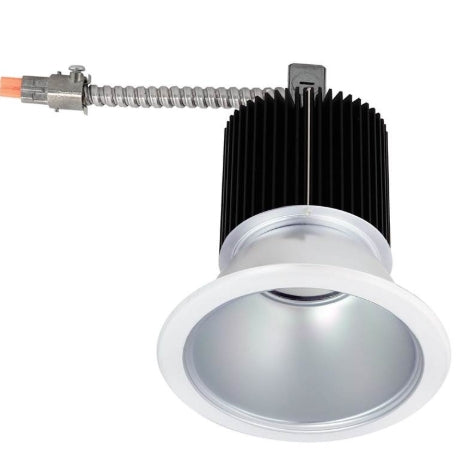 Nora Lighting 4'' Sapphire II Open Reflector, 1500L, 3000K, 60-Degrees Flood, Haze/White 4pk