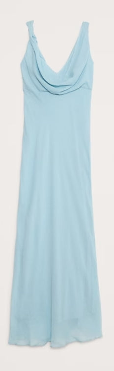 BR Twisted Shoulder Maxi Dress Women's 8