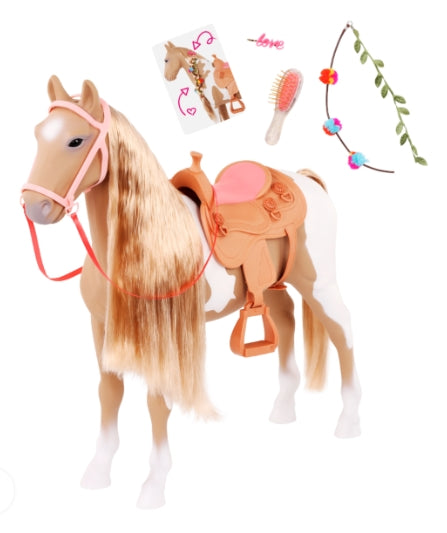 Our Generation Palomino Hair Play Horse Accessory Set for 18" Dolls