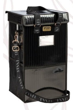 The Wig Bag - Carry Travel Wig Case - Medium 16" Tall - Midnight Black