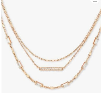 Kendra Scott Addison Multi Strand - Rose Gold