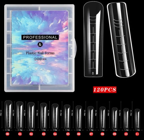 Professional Nail Forms - 120 pcs