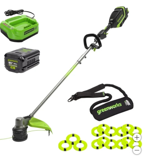 Greenworks 80V Gen 3 17" Brushless String Trimmer w/ 2.0Ah Battery & Charger