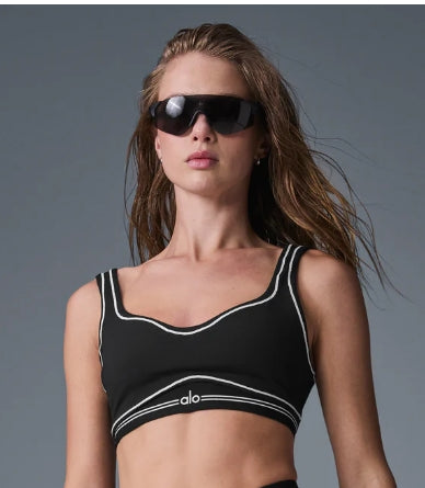 ALO Airbrush Heart Throb Bra M