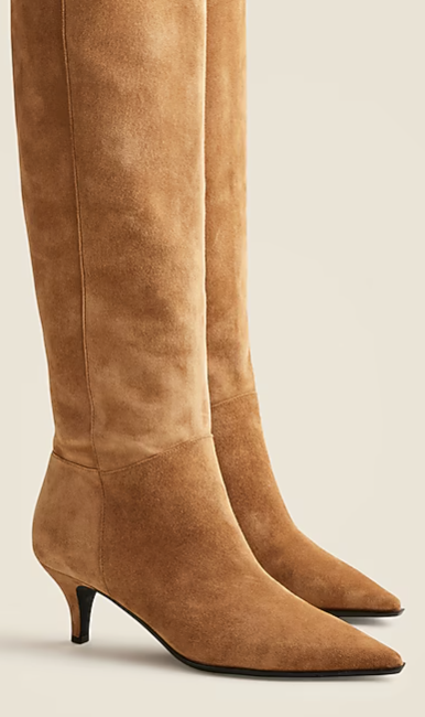 J. Crew Stevie Knee-High Boots in Suede Size 6.5