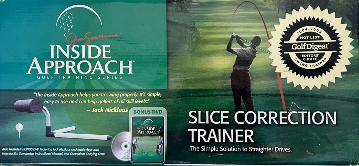 Slice Correction Trainer DVD Golf Digest Jim Sowerwine