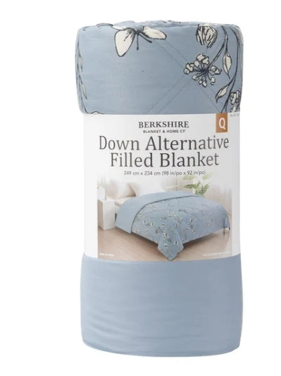 Herringbone Microfiber Down Alternative Blanket - King
