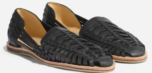 Nisolo Men's Huarache Sandal Black Size 12