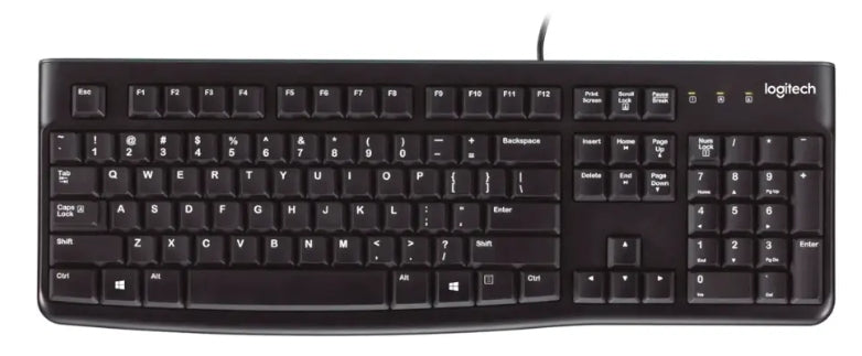 Logitech - K120 Full-size Wired Membrane Keyboard