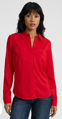 Express Double Pocket Portofino Shirt XS