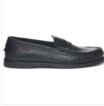 Docksides Sebago Dolphin Waxed Total Black 7M