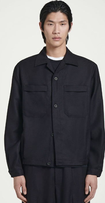 WOOL-FLANNEL OVERSHIRT Size L