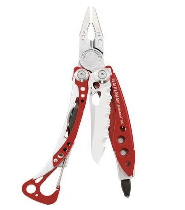 Leatherman Skeletool RX Pocket-Size Rescue Multi-Tool, Red, No Sheath - 832306